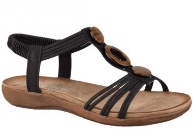 Σανδάλια γυναικεία | Ανατομικά | Amarpies | ABZ26676 | Μαύρο - Amarpies - 